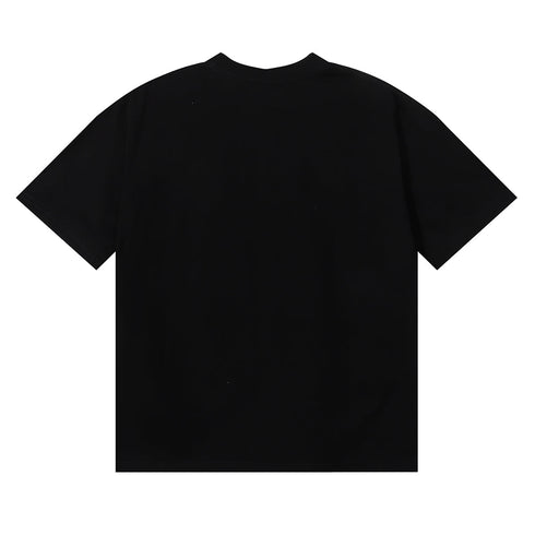 Godspeed T-shirts Skull Rose Printed Cotton Casual Short Sleeve Men and Women