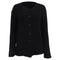 Women's Armani Knit Cardigan in Black Wool