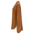 Women's Joseph Longsleeve Button Up Shirt in Brown Silk