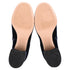 Women's Gianvito Rossi Round-Toe Ankle Boots in Navy Blue Velvet