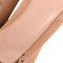 Women's Gianvito Rossi Vires Open-Toe Stretch-Knit Ankle Boots in Nude Polyester