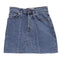 Women's Anine Bing Connie Mini Denim Skirt in Blue Cotton