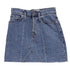 Women's Anine Bing Connie Mini Denim Skirt in Blue Cotton
