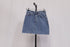Women's Anine Bing Connie Mini Denim Skirt in Blue Cotton