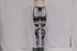 Women's Versace Barocco-Print Leggings in Black and White Polyamide
