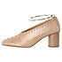 Women's Jil Sander Ballet Pumps in Nude Leather