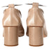 Women's Jil Sander Ballet Pumps in Nude Leather