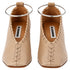 Women's Jil Sander Ballet Pumps in Nude Leather