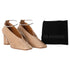 Women's Jil Sander Ballet Pumps in Nude Leather