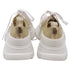 Women's Alexander McQueen Tread Slick Glitter Sneakers in Metallic Gold Canvas