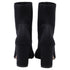 Women's Gianvito Rossi Stretch-Knit Boots in Black Nylon Canvas