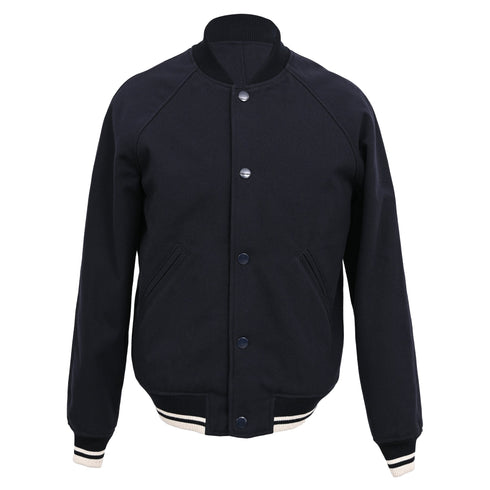 Men's A.P.C. Bomber Jacket in Black Cotton