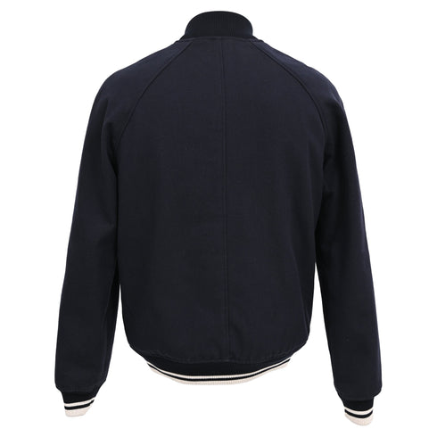 Men's A.P.C. Bomber Jacket in Black Cotton