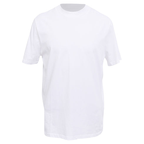Men's Jil Sander Crewneck T-Shirt in White Cotton
