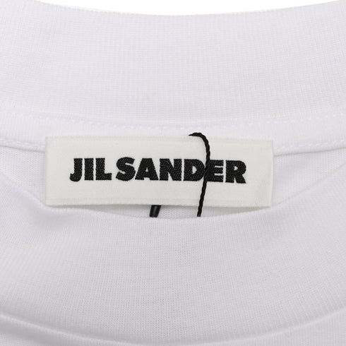 Men's Jil Sander Crewneck T-Shirt in White Cotton