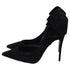 Women's Christian Louboutin Rabakate Bow Pumps in Black Suede