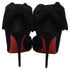 Women's Christian Louboutin Rabakate Bow Pumps in Black Suede