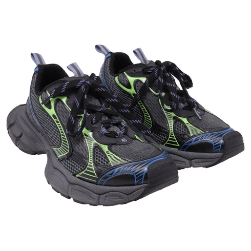 Men's Balenciaga 3XL Distressed Sneakers in Multicolor Polyester