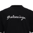 Men's Balenciaga Script Logo T-shirt in Black Cotton