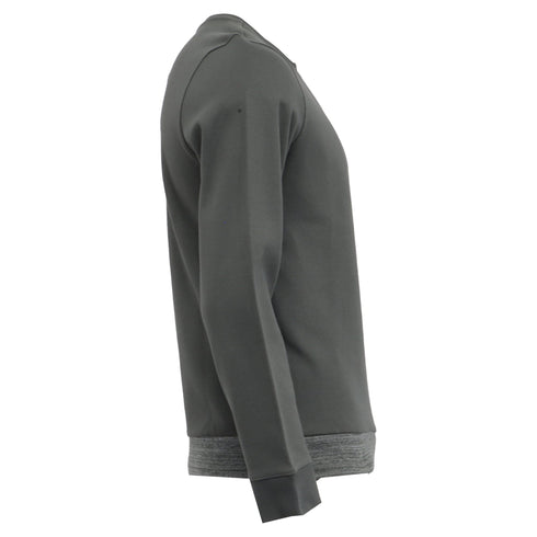 Men's A.P.C. Crewneck Sweatshirt in Olive Cotton