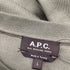 Men's A.P.C. Crewneck Sweatshirt in Olive Cotton