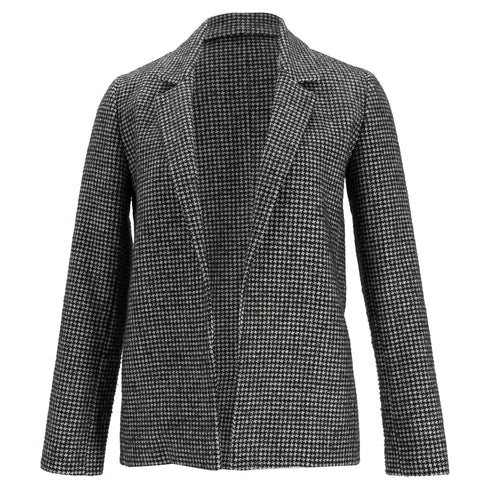 Women's A.P.C. Houndstooth Blazer in Multicolor Cotton