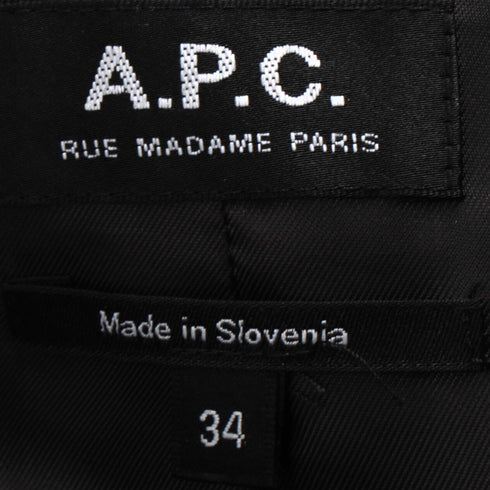 Women's A.P.C. Houndstooth Blazer in Multicolor Cotton