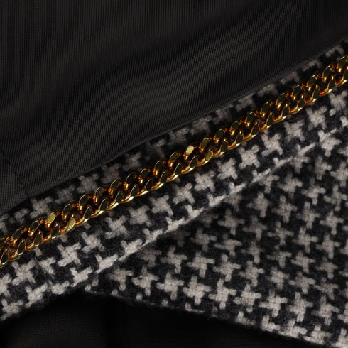 Women's A.P.C. Houndstooth Blazer in Multicolor Cotton
