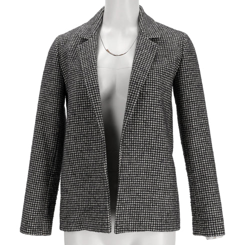 Women's A.P.C. Houndstooth Blazer in Multicolor Cotton