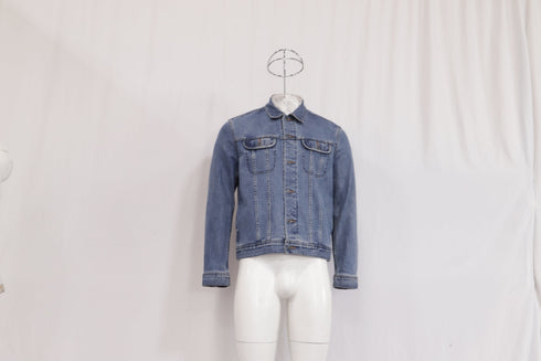 Men's A.P.C. Classic Denim Jacket in Blue Cotton