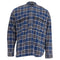 Men's Fear of God Chest Pocket Tartan Plaid Flannel Shirt in Blue Cotton