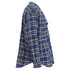 Men's Fear of God Chest Pocket Tartan Plaid Flannel Shirt in Blue Cotton