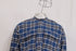 Men's Fear of God Chest Pocket Tartan Plaid Flannel Shirt in Blue Cotton