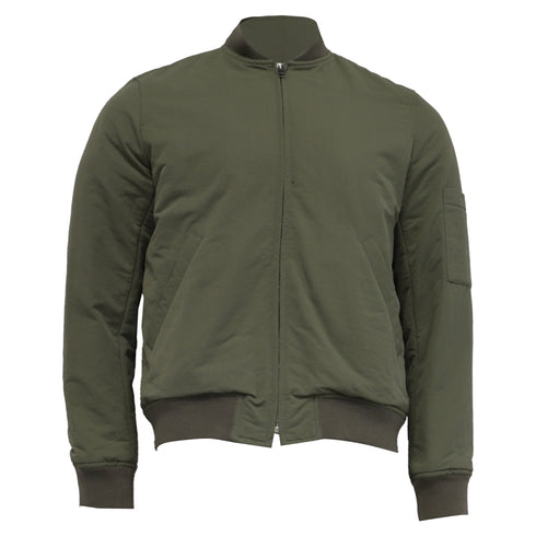 Men's A.P.C. Gregoire Bomber Jacket in Khaki Polyamide