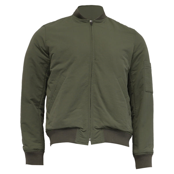 Men's A.P.C. Gregoire Bomber Jacket in Khaki Polyamide