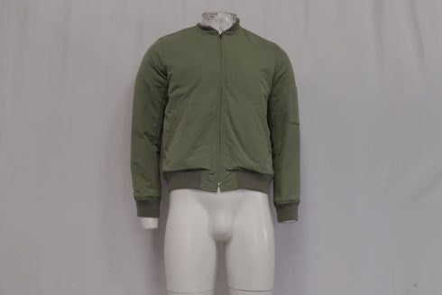 Men's A.P.C. Gregoire Bomber Jacket in Khaki Polyamide