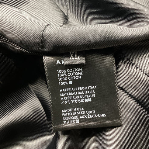 Men's Amiri Logo-Embroidered Bomber Jacket in Black Cotton