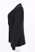 Women's Giorgio Armani Pinstripe Single-Breasted Blazer in Black Wool