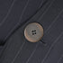 Women's Giorgio Armani Pinstripe Single-Breasted Blazer in Black Wool