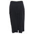 Women's Giorgio Armani Pinstripe Midi Pencil Skirt in Navy Blue Wool