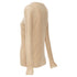 Women's JOSEPH 100% cashmere tan brown fine knit V neck sweater XS