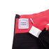 Women's HERVE LEGER red colorblock off shoulder bandage bodycon cocktail dress XXS