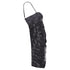 Women's ALEXANDER WANG black lambskin leather Sequin Goddess ruched dress US4 S