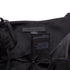 Women's ALEXANDER WANG black lambskin leather Sequin Goddess ruched dress US4 S