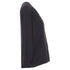 Women's JOSEPH black gathered neck pleated long sleeve casual fluid silk blouse FR32 XXS