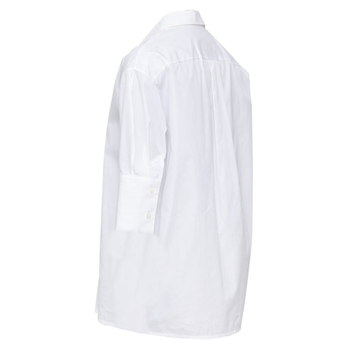 Women's Jil Sander 2020 7 Days Friday White Poplin Tailored Shirt