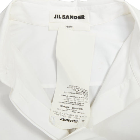 Women's Jil Sander 2020 7 Days Friday White Poplin Tailored Shirt