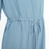 Women's Joseph Blue Silk Drawstring Long Sleeve Shirt Dress