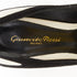Women's Gianvito Rossi Black Suede White Leather Wavy Pumps