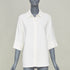 Women's Anine Bing White Cuffed Short Sleeve Shirt
